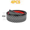 Universal Car Stickers Doorsill Bumper Threshold Step Carbon Fiber Protector Guard Strip Sticker Anti Scratch Strips Film Interior Mirrors 6