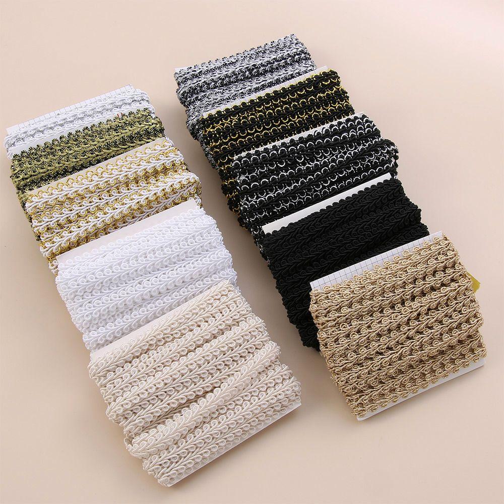 5m/lot Centipede Curve DIY Crafts Wedding Fabric Sewing Lace Trim Ribbon