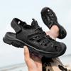 Fashion Summer Hot Selling Men's Sandals Breathable Men Shoes Casual Outdoor Men Sandals Antiskid Beach Sandals Hollow Shoes Footwear