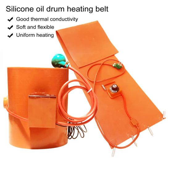 Нагреватель для бочек 110 В, регулируемая температура от 30 до 150 градусов по Цельсию, металлическая грелка для масляной бочки объемом 55 галлонов, силиконовая грелка для бочек