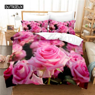 Комплект постельного белья Rose, комплект пододеяльников, комплект постельного белья с 3D-печатью, комплект постельного белья с модным дизайном