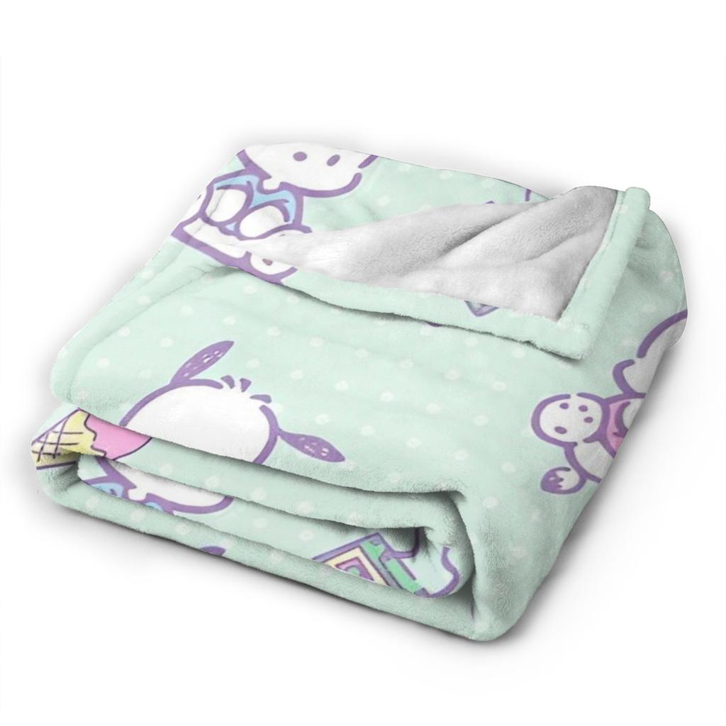 Pochacco Stuff Blankets Super Soft Fleece Throw Blankets Cozy Bedding Throws