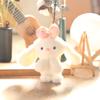 Cute Little Rabbit Pendant Plush Toy Doll Bow Rabbit Bag Hanging Keychain Doll