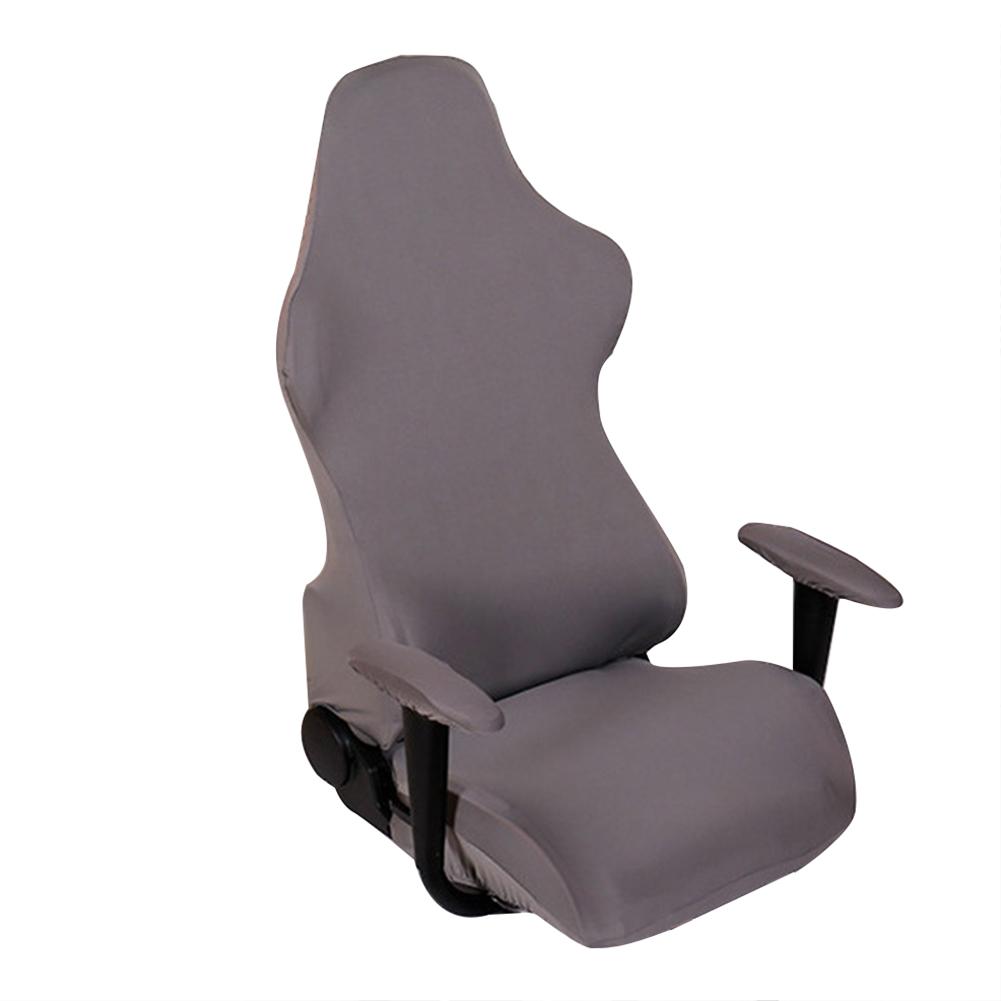 Чехол для игрового кресла, пылезащитный, однотонный, эластичный, для офисного компьютерного кресла, с подлокотником, защитная ткань на 360 градусов