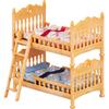 Sylvanian Families EPOCH Bunk Bed Set ST Mark Certified for Ages 3 and Up Dollhouse Toy
