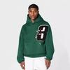 Unisex Oversized Hooded Sweatshirt Winter Streetwear Casual Long Sleeve Pullover In Gray Green Red Beige