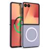Магнитный противоударный чехол с текстурой углеродного волокна для Samsung Z Flip3/4/5/6/7