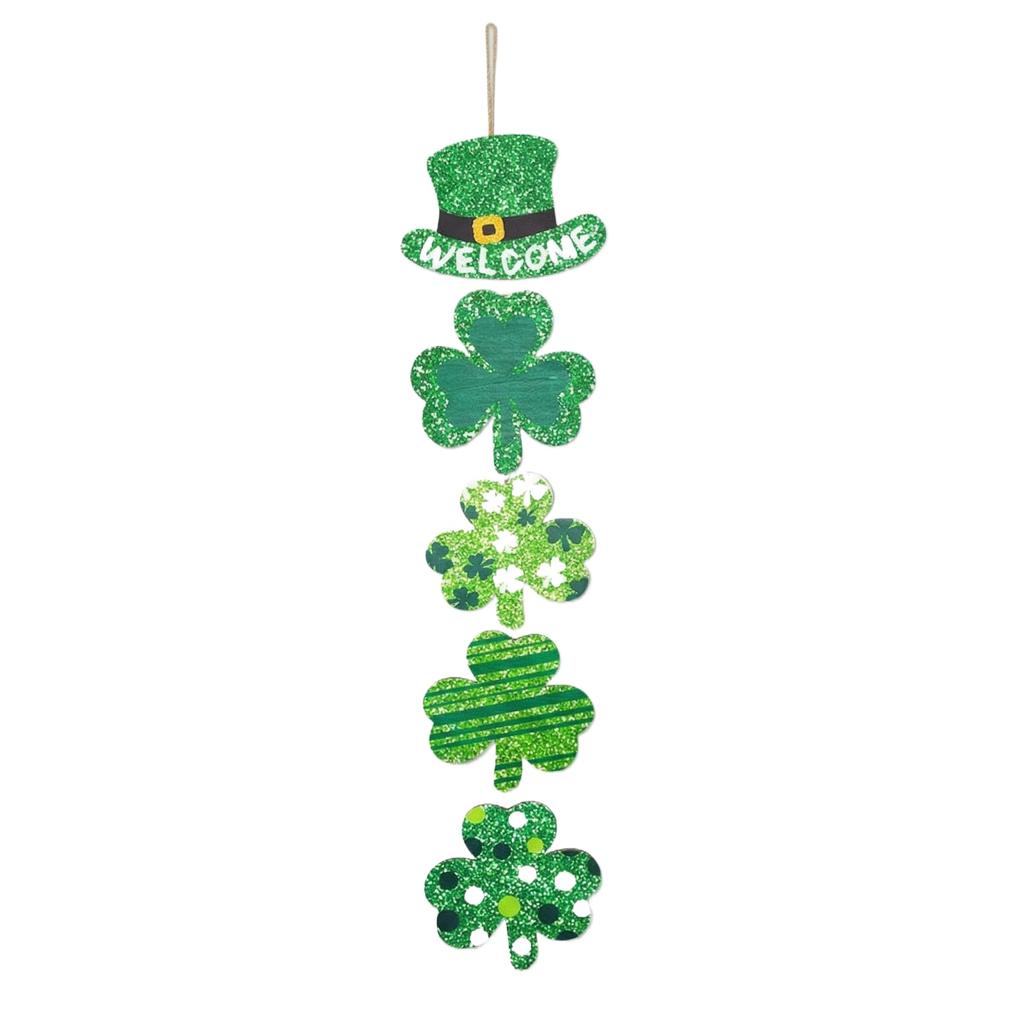 Foldable St Patrick's Day Door Decoration Wreath St Patricks Da