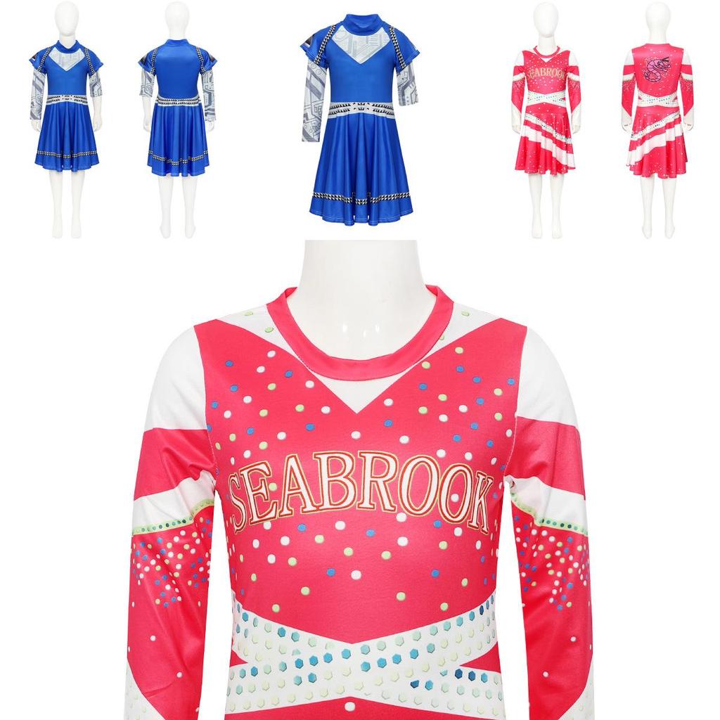 Zombie 3 Halloween Cheerleader Costume For Girls Premium Quality And Vivid Colors