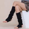 1 пара зимних гетр, теплые ребристые трикотажные полоски, эластичные трикотажные носки до щиколотки с отверстием для пятки, аксессуары 80-х для вечеринок, спорта, йоги, танцев