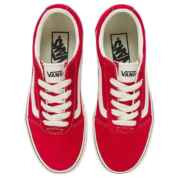 Vans Ward Удобные Универсальные Низкие Кеды для Скейтбординга Женские кроссовки Красные VN0A3IUNBOP
