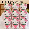 25Cmkawaii  Plush Stuffed Toys Strawberry Kt Cat Pillow Dolls Birthday Gift Home Decoration Animal Doll