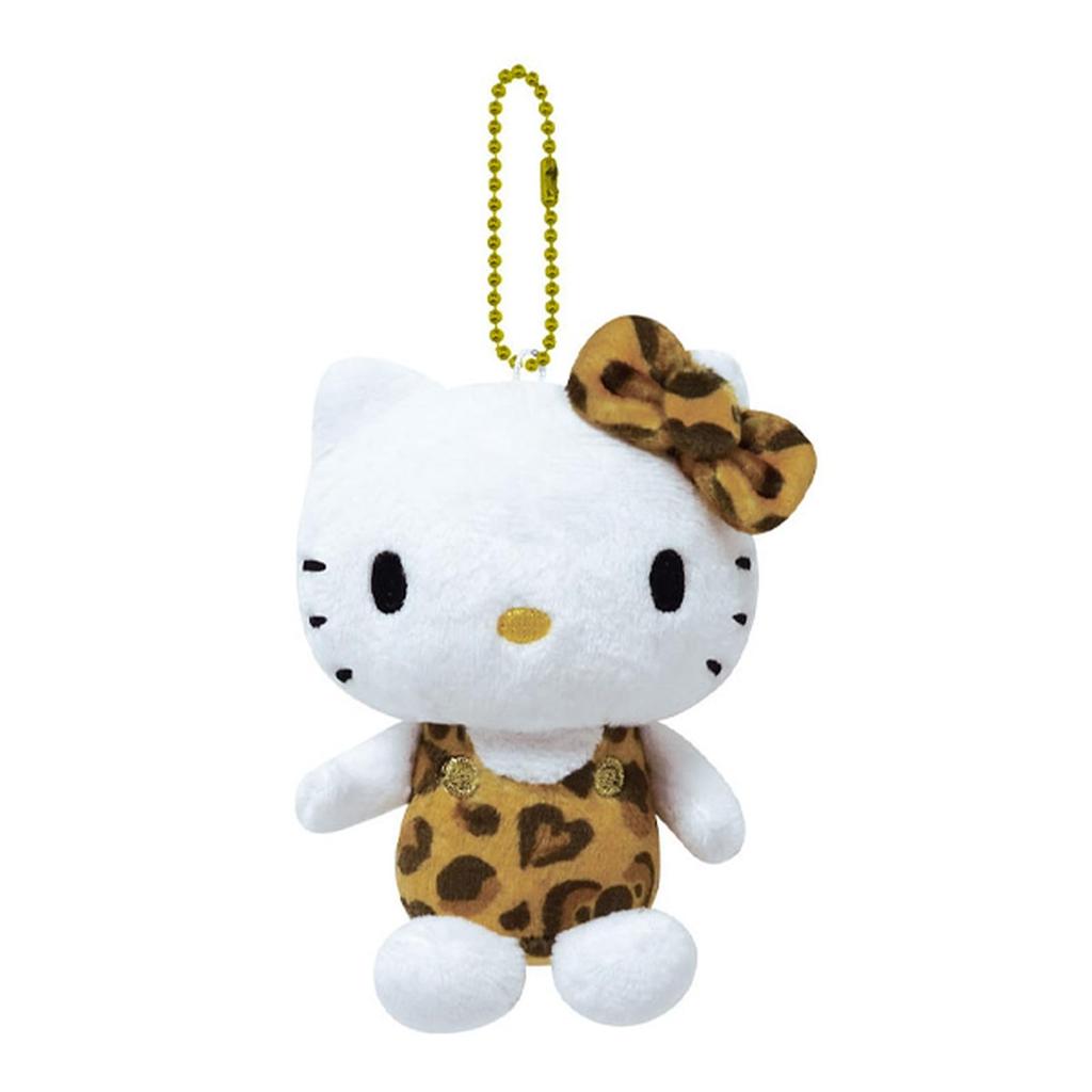 K Company Hello Kitty Mascot Print Ball Chain Mascot for Keychain (Leopard Series) Women, KTH-BM-BR