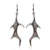 Jewelry, Creative Personality Versatile Gothic Dark Wind Wing Earrings, Halloween Earrings For Women