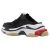 Balenciaga Кроссовки Triple S Низкие Повседневные Женские Черные 755686W3SM11096
