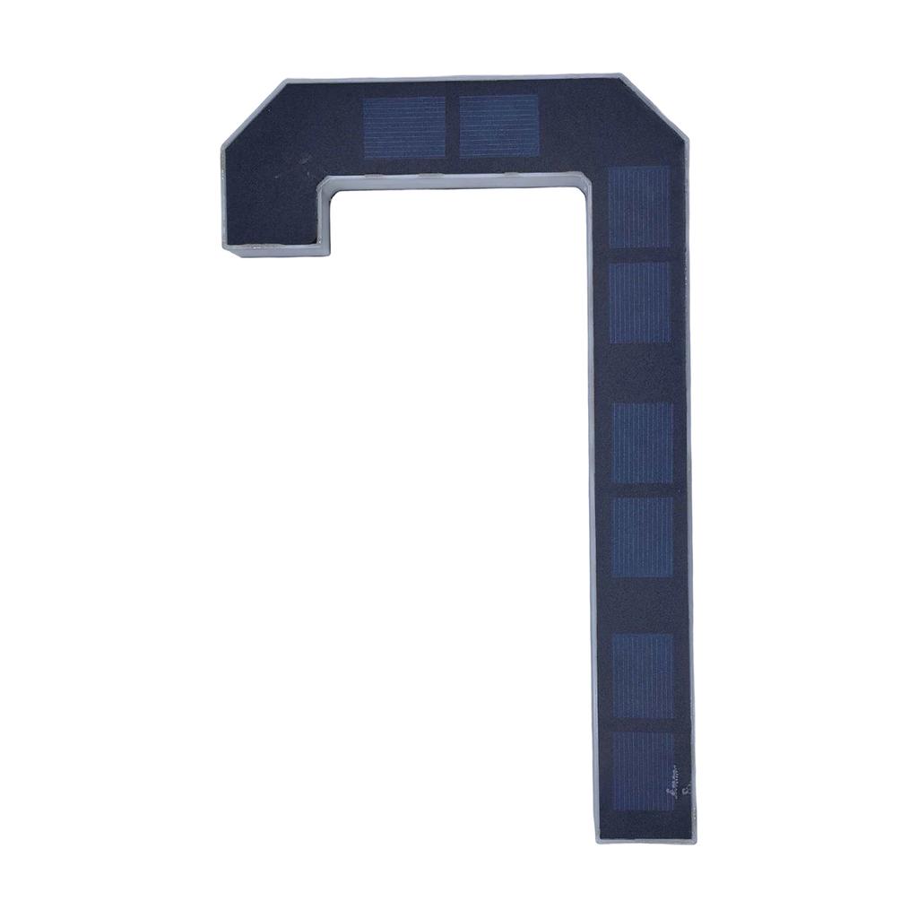 Solar Lighted House Numbers For Outside, Light Up LED Address Signs For Houses Digital Version