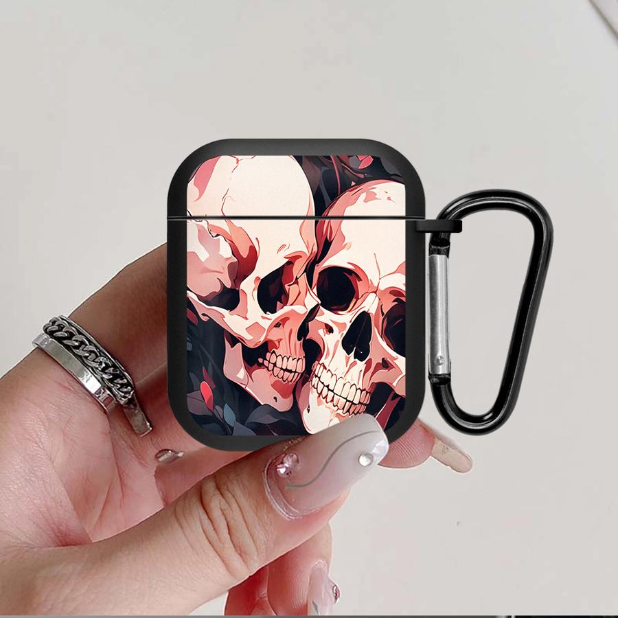 Чехол для Airpods 4 3 Pro2 Pro Pro3 2 1 Чехлы для наушников Обложка Любовь Скелета