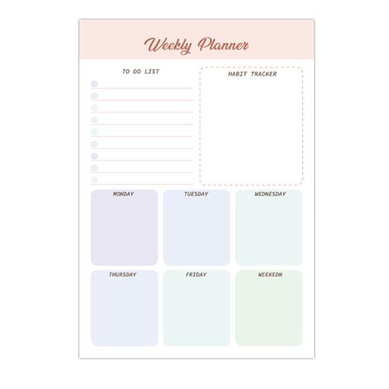 Планировщик питания Блокнот Планировщик сбалансированной диеты Список покупок План еженедельных приемов пищи Effortless Double