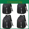 Versatile Student And Travel Backpack With Contrast Stripes For Leisure Use