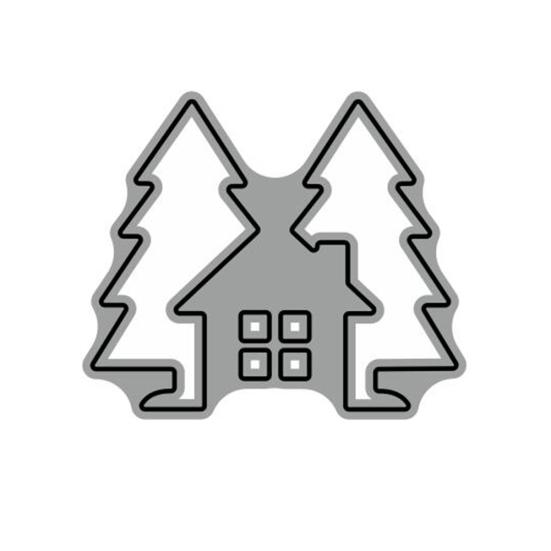 Рождественские елки Вырубные штампы DIY Скрапбукинг Тиснение Бумага Карты Альбом Ремесло Трафарет