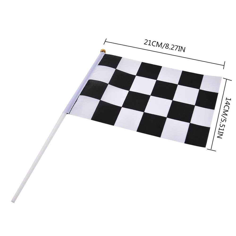 Flag Racing Party Sport Events Check Flag Racing Polyester Flags Waving Flags Racer Checkered Flags