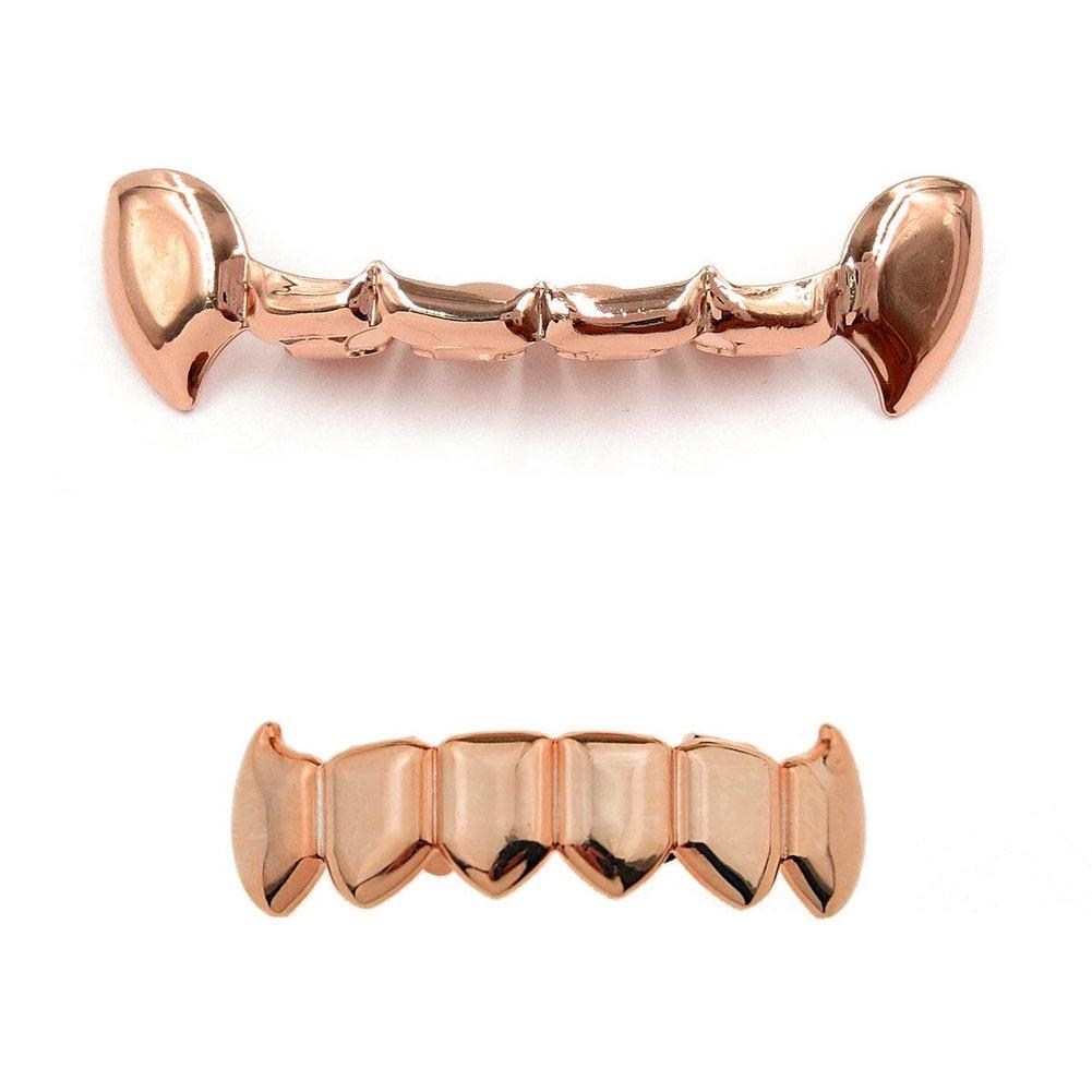 Позолоченные вампирские клыки Grillz – Хип-хоп стиль для Хэллоуина