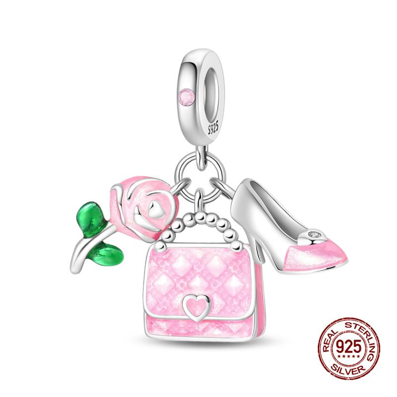 Charms Copper Fit Charms 3Mm Original Bracelet Womens Sunflower Bead Under The Moon Pendant Diy Fine Jewelry Gift New In