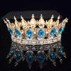 Кристалл Королева Король Диадемы и Короны Свадебная Диадема Для Невесты Женщины Головной Убор Украшения Для Волос Свадебные Украшения На Голову Аксессуары