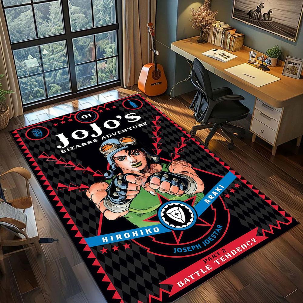 JOJO Bedroom Living Room Home Decor Carpet Cool Movie Mat Play Floor Mat Cartoon Print Pattern Rug
