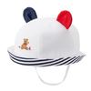 [MiKiHOUSE] [Miki House] Hat Baby Hood Made In Japan UV Protection Sun Hat with Elastic for Boys and Girls Newborns Preparing for Birth Baby Kids