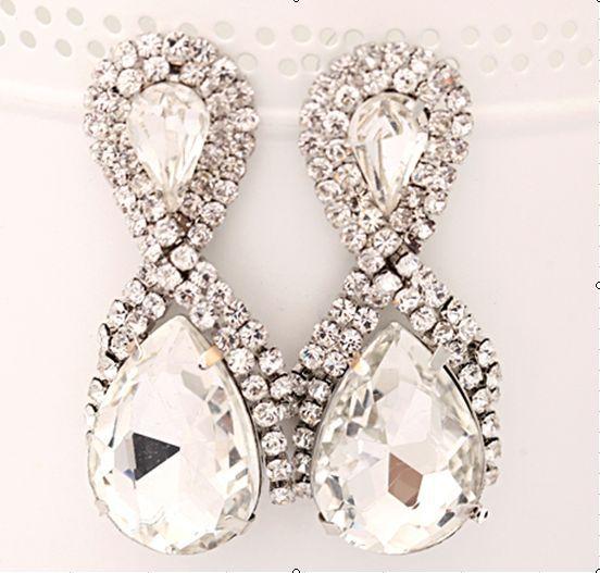 Korean Style Earrings 8-Word Autumn New Small Jewelry Ladies Stage Performance Earring Accessories  E017