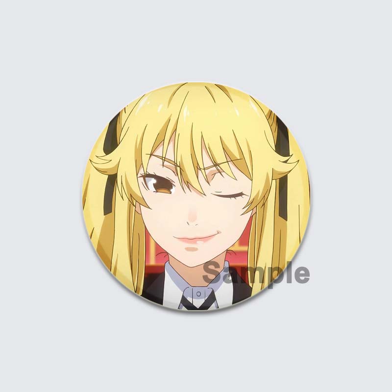 32/44/58 мм аниме Kakegurui Брошь ручной работы булавка мультяшная фигурка Юмэко Джабами значок мультяшный косплей значок для рюкзака Декор ювелирные изделия подарки