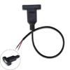 Кабель питания 2-контактный USB-разъем (мама) на 2-контактный провод, удлинитель для зарядки, корпус с отверстием для винтового крепления