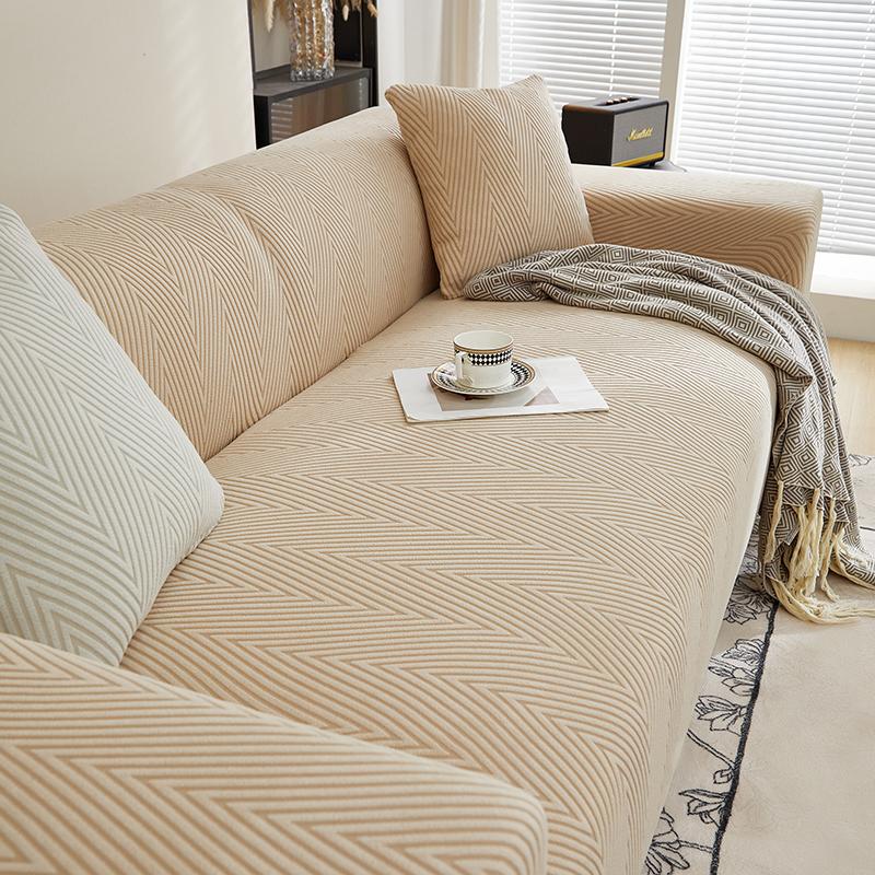 Жаккардовый чехол на диван, эластичный чехол для кресла, чехол для дивана, большой диван, угловой диван L-образной формы, защита мебели для детей и домашних животных, моющийся, 1 шт.