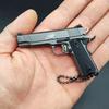 Мини-модель металлического пистолета Масштаб 1:3 за 1911 Мини-брелок Металлическая модель Игрушечный пистолет Игровая симуляция Пистолет Подарок для детей