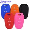 Силиконовый чехол для ключа jingyuqin 3 Buttons для Peugeot 508 301 2008 3008 4008 407 408 Citroen C5 C6 C4L CACTUS C3XR DS Smart Key