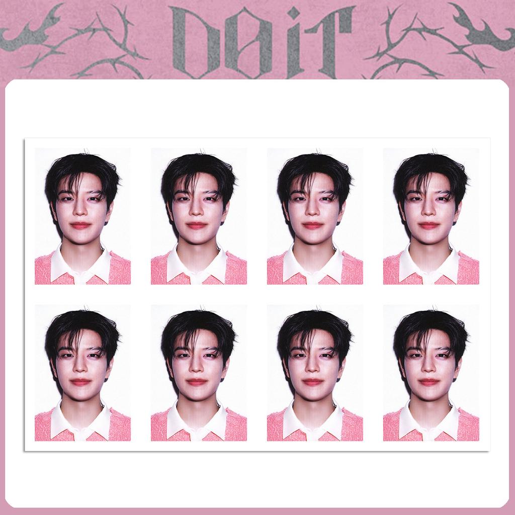 Новый комбинированный набор Stray Kids Do It ID-фотонаклейка Skzoo ID-фотонаклейка Фото 1 дюйм Наклейка ПВХ Аксессуары для паспорта Подарок