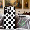 Чехол для телефона P-Polka D-Dot A-Art для iPhone17,16,15,14,13,12,11 Plus,Pro Max Магнитный Для Magsafe Беспроводной Зарядки