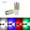 2 шт./1 шт. T10 W5W 158 194 192 ксеноновые лампы резервного копирования LED CANBUS 10SMD 5630 5730 внутреннее освещение