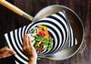 GLASS PLATE CUTTING BOARD 52x30 PATTERN