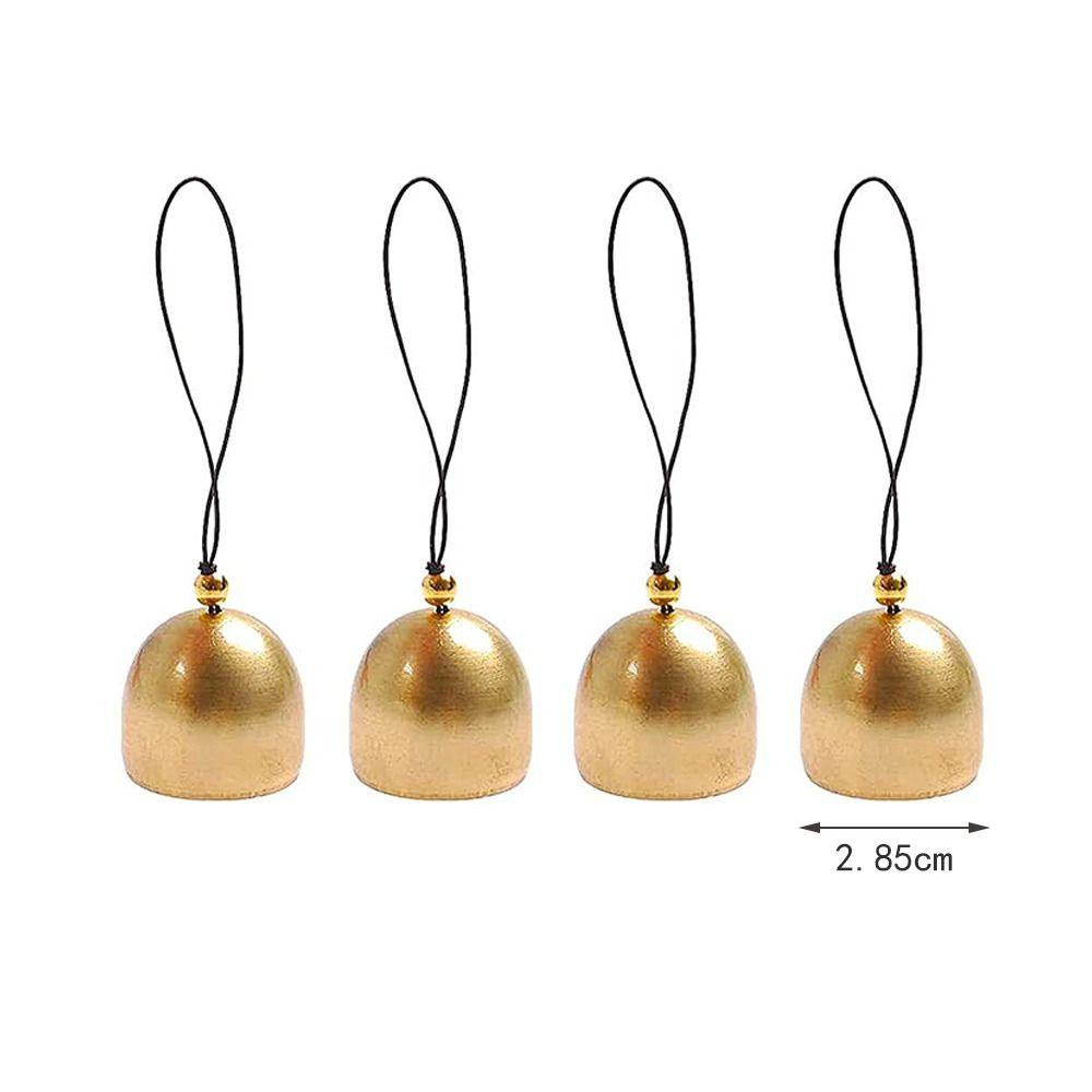 4шт подвесные металлические колокольчики DIY противоугонный колокольчик мини-дерево кулон декор домашний декор