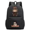 3pcs LABUBU Schoolbag Backpack School Backpack Lightweight Burden-reduced Ridge Protection and Large-capacity Children's Schoolbag Backpack