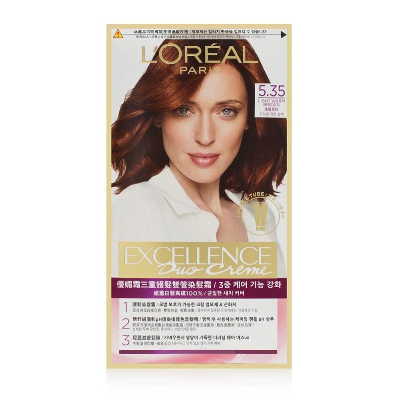 L'Oréal Paris Excellence Двойная Туба Duo Крем-краска для волос, 6 Цветов