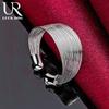 925 Sterling Silver Open Multi Line Ring Fashion Wedding Jewelry