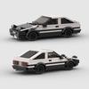 Городской автомобиль Скоростной гонщик MOC Ae86 GT-Apex Модель автомобиля Конструктор Кирпич Гонки Initial D Суперкар Гараж Рождественский подарок Игрушки
