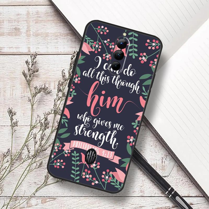 Bible Verse Christian Quote Case For ZTE Nubia Red Magic 10 Pro 10S 9S 8S 8 9 Pro Plus 6 7 6S 7S RedMagic 10 Air Cover