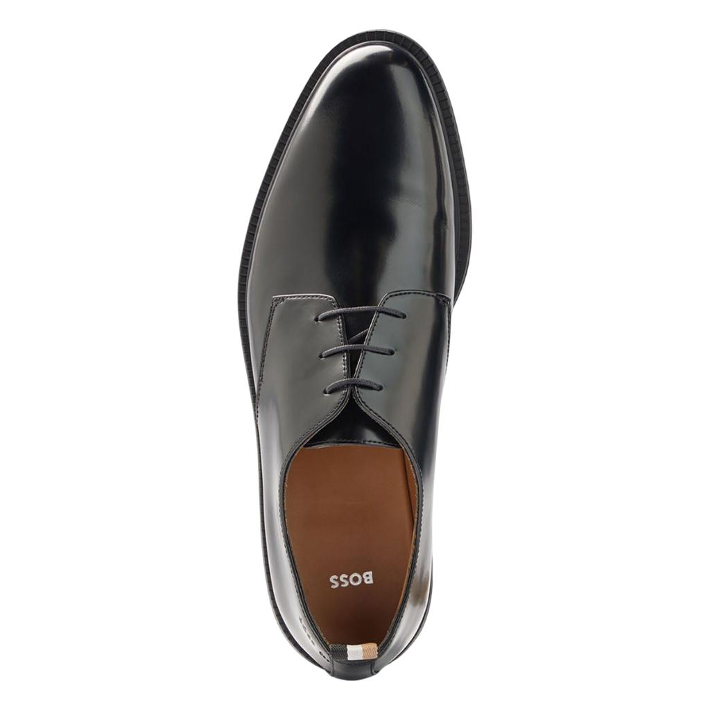 Hugo Boss Mens Larry Leather Derby Shoes