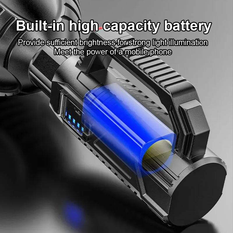 Уличный фонарик Hnad Light OSL LED Мощный фонарик Встроенный аккумулятор Прожектор Ночная работа Портативная лампа Полезный фонарь