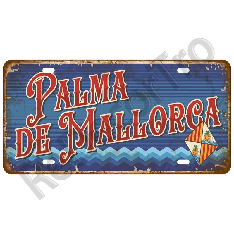 Madrid City Tinplates Plate Metal Sign Plaque Poster Vintage Tin Sign For Paris Bar Pub Cafe Man Cave Decoration Home Decor Art