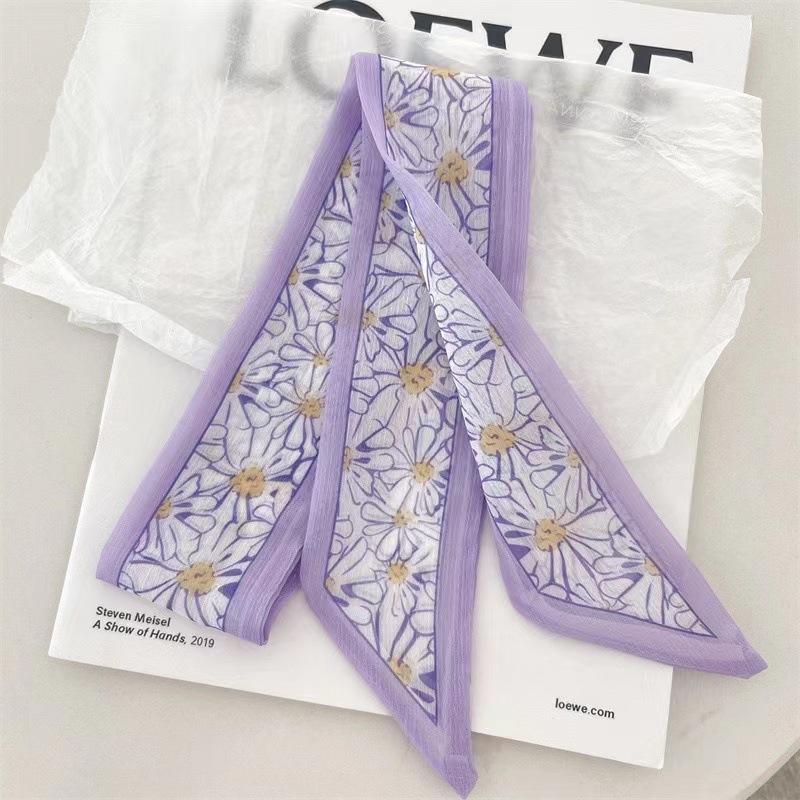 Шелковый шарф Qiandongge, повязка на голову в стиле ретро, завязанный хвост, бант, лента, повязка на голову, повязка на голову Mori Series